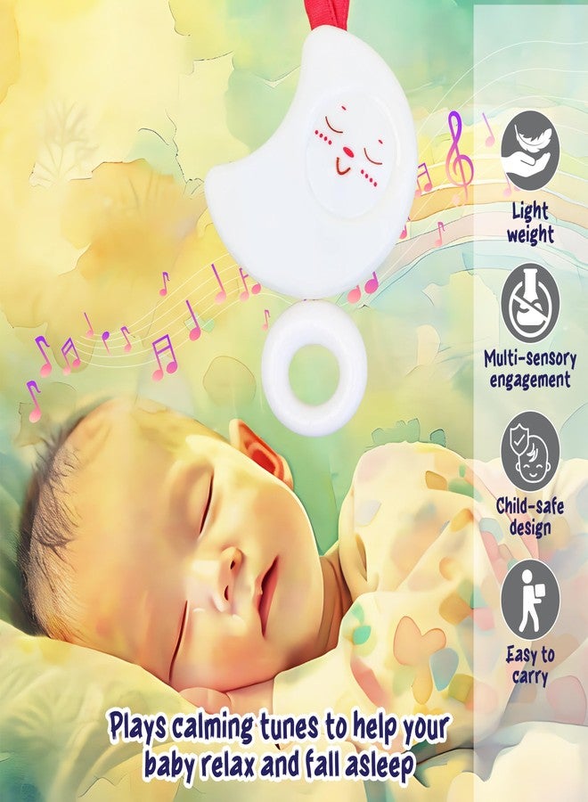ToyMagic Moon Shaped Hanging Cot Rattle for Infants Melodious Sound Rattle Toys for 0-3 Months Newborn Toys,Baby Toys 0-6 Months,Infant Toys 0 3 6 12 Monthswhite - Image 5